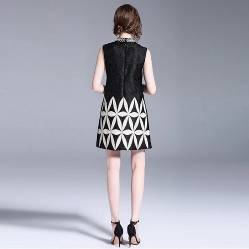 The Gerty Brocade Dress - Picture 3 of 11